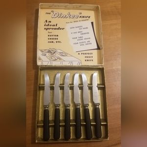 Vintage Cocktail Butter knife set